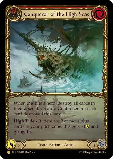 Conqueror of the High Seas (Treasure) [SEA130] (High Seas)  Cold Foil | Gamers Paradise