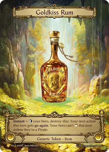 Goldkiss Rum (Treasure) [SEA245] (High Seas)  Cold Foil | Gamers Paradise
