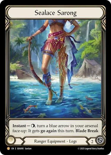 Sealace Sarong (Treasure) [SEA095] (High Seas)  Cold Foil | Gamers Paradise