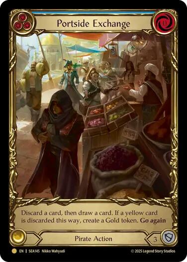Portside Exchange (Treasure) [SEA145] (High Seas)  Cold Foil | Gamers Paradise