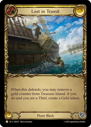 Lost in Transit (Treasure) [SEA151] (High Seas)  Cold Foil | Gamers Paradise