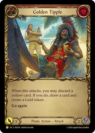 Golden Tipple (Red) (Treasure) [SEA159] (High Seas)  Cold Foil | Gamers Paradise