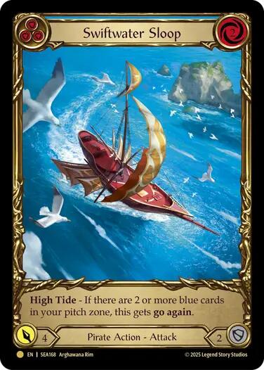 Swiftwater Sloop (Blue) (Treasure) [SEA168] (High Seas)  Cold Foil | Gamers Paradise