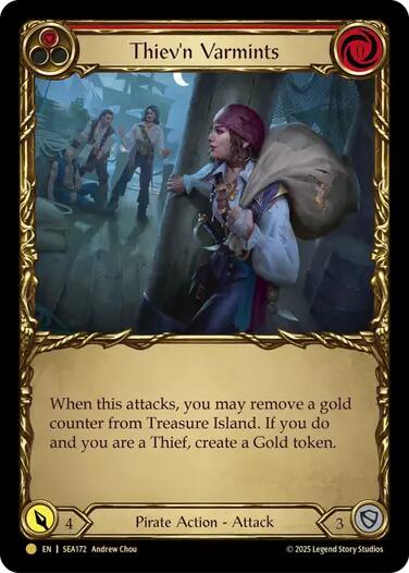 Thiev'n Varmints (Treasure) [SEA172] (High Seas)  Cold Foil | Gamers Paradise