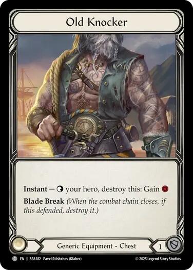 Old Knocker (Treasure) [SEA182] (High Seas)  Cold Foil | Gamers Paradise