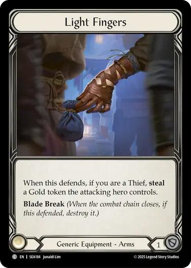 Light Fingers (Treasure) [SEA184] (High Seas)  Cold Foil | Gamers Paradise