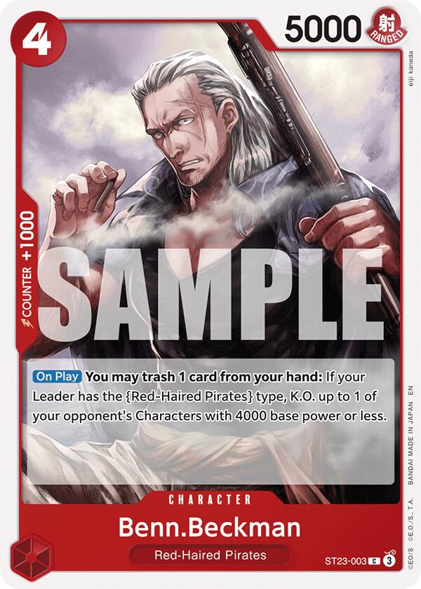 Benn.Beckman [Starter Deck: Red Shanks] | Gamers Paradise