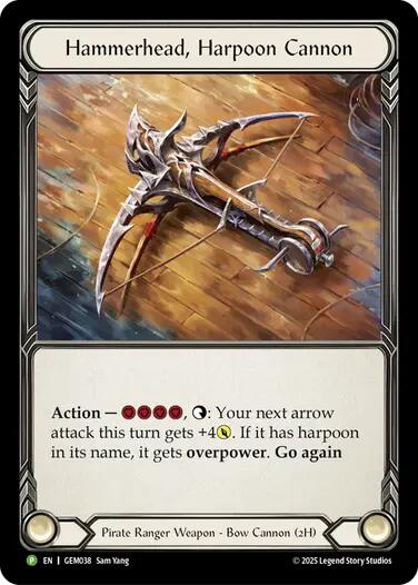 Hammerhead, Harpoon Cannon [GEM038] (GEM Pack 2)  Cold Foil | Gamers Paradise