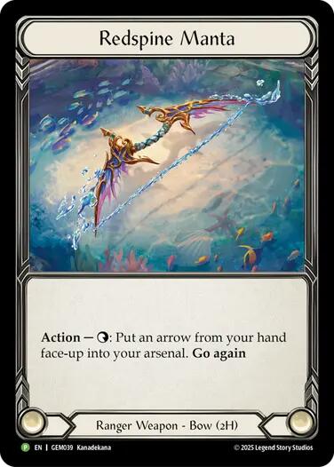 Redspine Manta [GEM039] (GEM Pack 2)  Cold Foil | Gamers Paradise