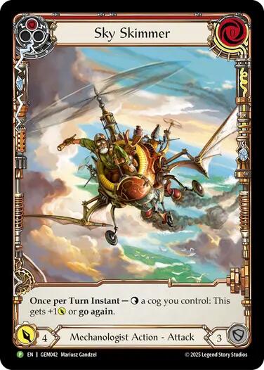 Sky Skimmer (Red) [GEM042] (GEM Pack 2) | Gamers Paradise