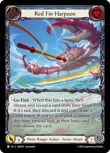 Red Fin Harpoon [GEM055] (GEM Pack 2)  Rainbow Foil | Gamers Paradise
