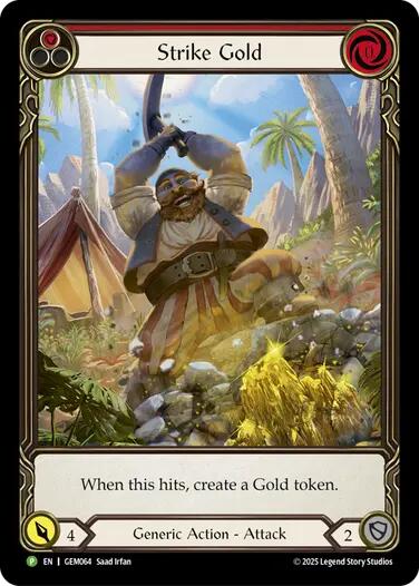 Strike Gold (Red) [GEM064] (GEM Pack 2) | Gamers Paradise