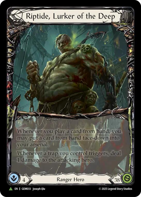 Riptide, Lurker of the Deep (Marvel) [GEM033] (GEM Pack 2)  Cold Foil | Gamers Paradise