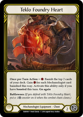 Teklo Foundry Heart [FAB008-P] (Promo)  1st Edition Cold Foil - Golden | Gamers Paradise