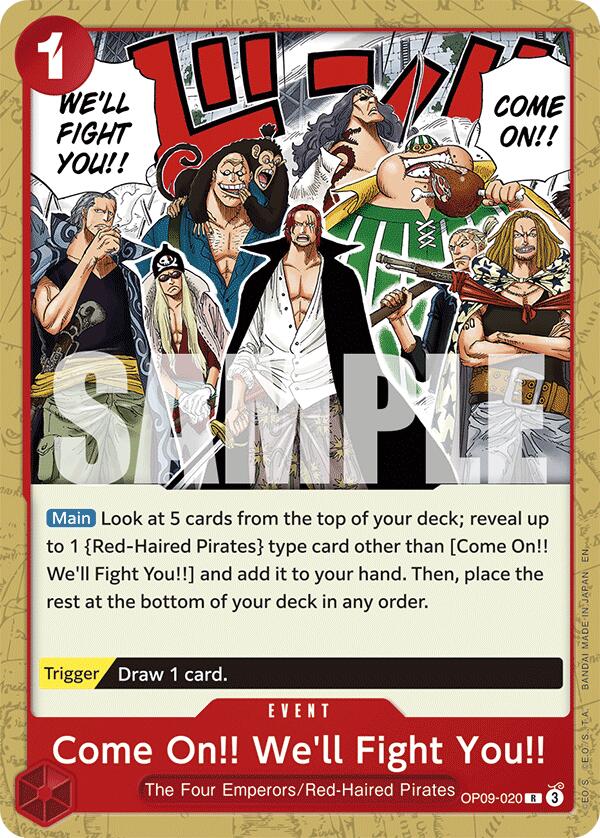 Come On!! We'll Fight You!! (Reprint) [Starter Deck: Red Shanks] | Gamers Paradise