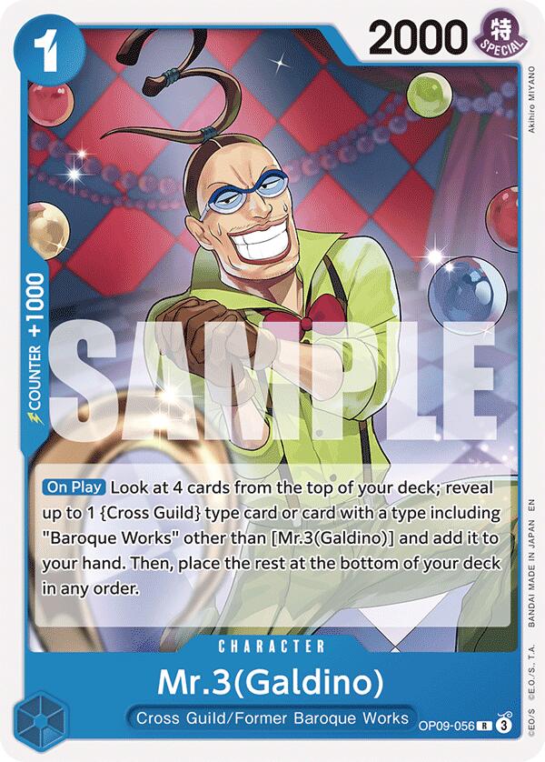 Mr.3(Galdino) (Reprint) [Starter Deck: Blue Buggy] | Gamers Paradise