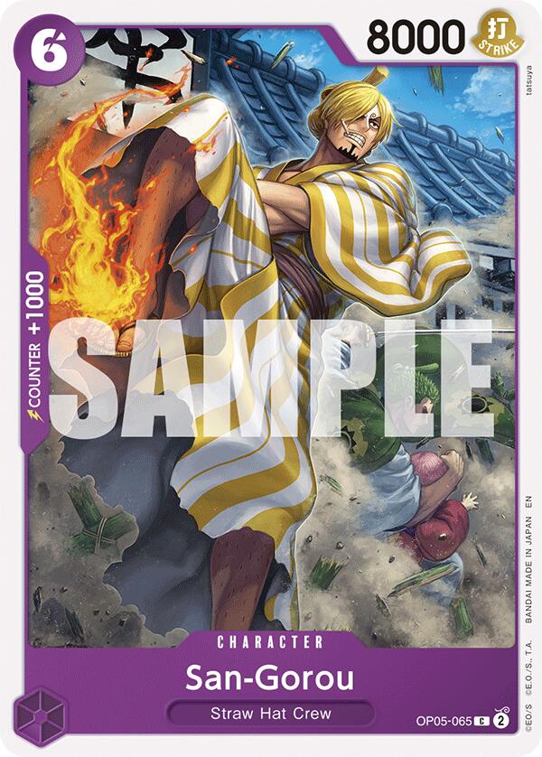 San-Gorou (Reprint) [Starter Deck: Purple/Black Monkey.D.Luffy] | Gamers Paradise