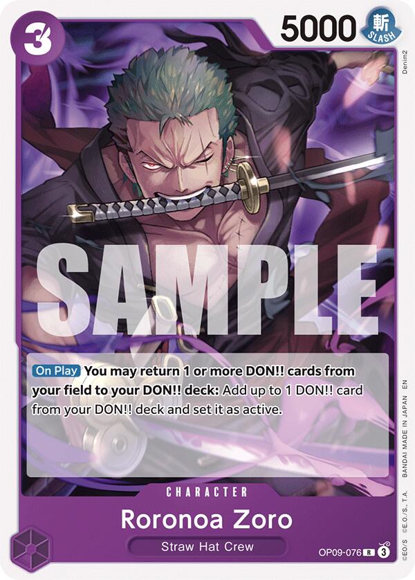 Roronoa Zoro (Reprint) [Starter Deck: Purple/Black Monkey.D.Luffy] | Gamers Paradise