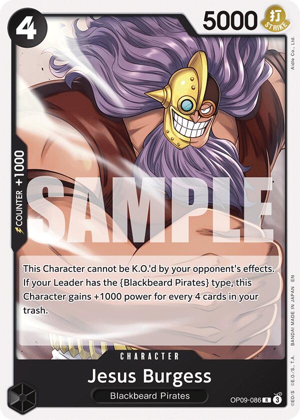 Jesus Burgess (Reprint) [Starter Deck: Black Marshall.D.Teach] | Gamers Paradise