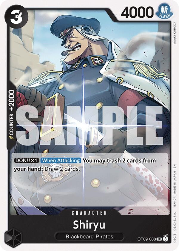 Shiryu (Reprint) [Starter Deck: Black Marshall.D.Teach] | Gamers Paradise