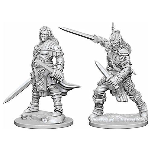 PATHFINDER DEEP CUTS UNPAINTED MINIATURES: MALE HUMAN FIGHTER | Gamers Paradise