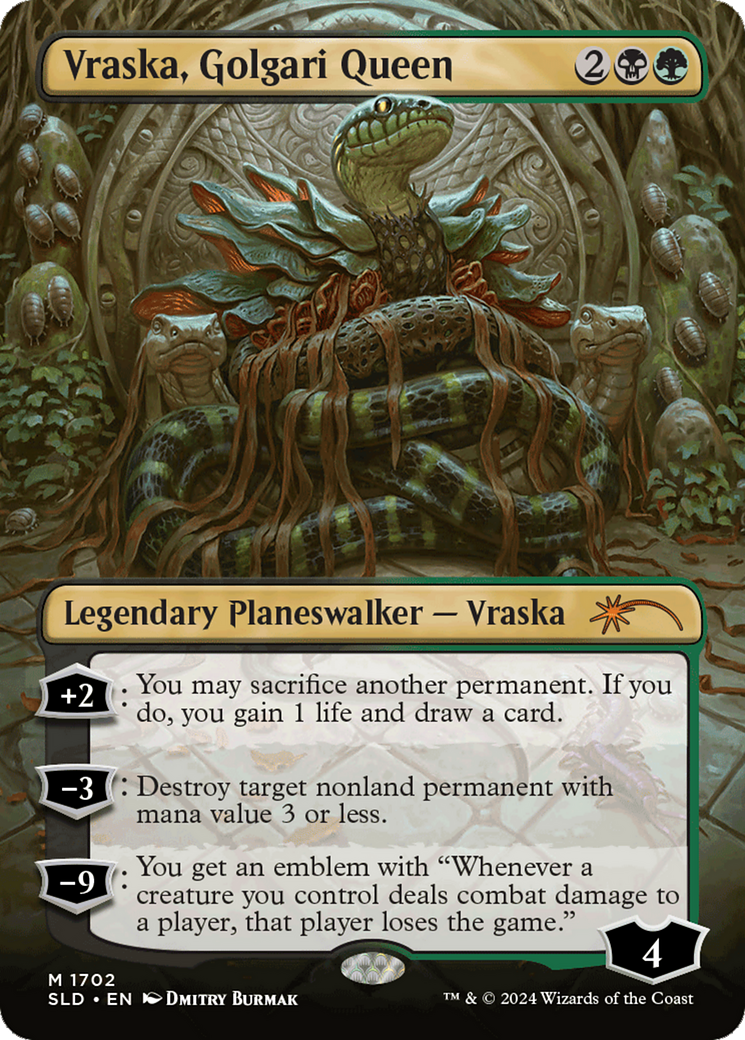 Vraska, Golgari Queen (1702) (Rainbow Foil) [Secret Lair Drop Series] | Gamers Paradise