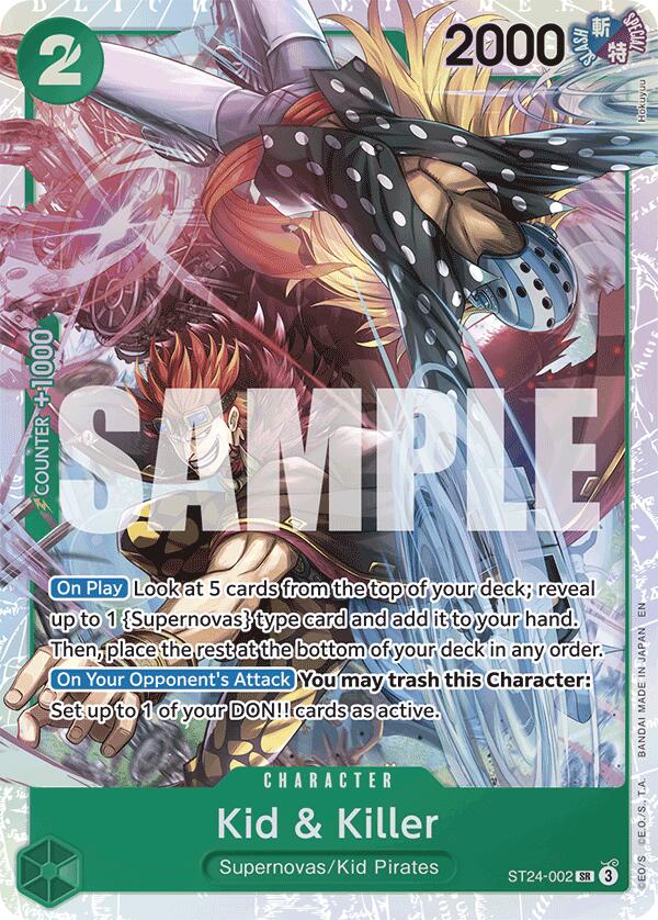 Kid & Killer [Starter Deck: GREEN Jewelry Bonney] | Gamers Paradise
