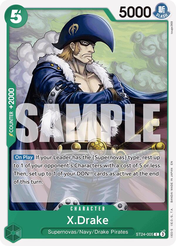X.Drake [Starter Deck: GREEN Jewelry Bonney] | Gamers Paradise