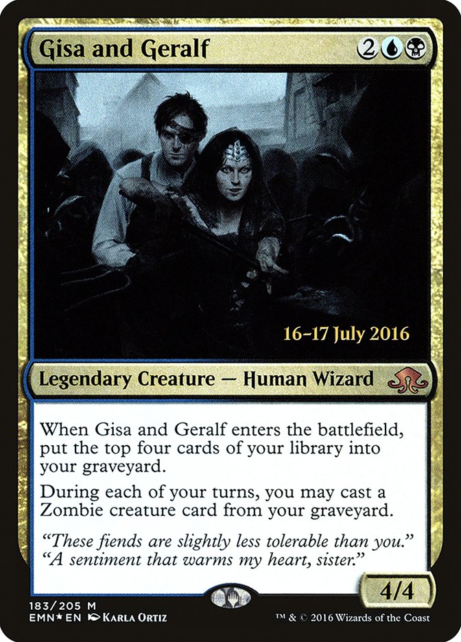 Gisa and Geralf [Eldritch Moon Prerelease Promos] | Gamers Paradise