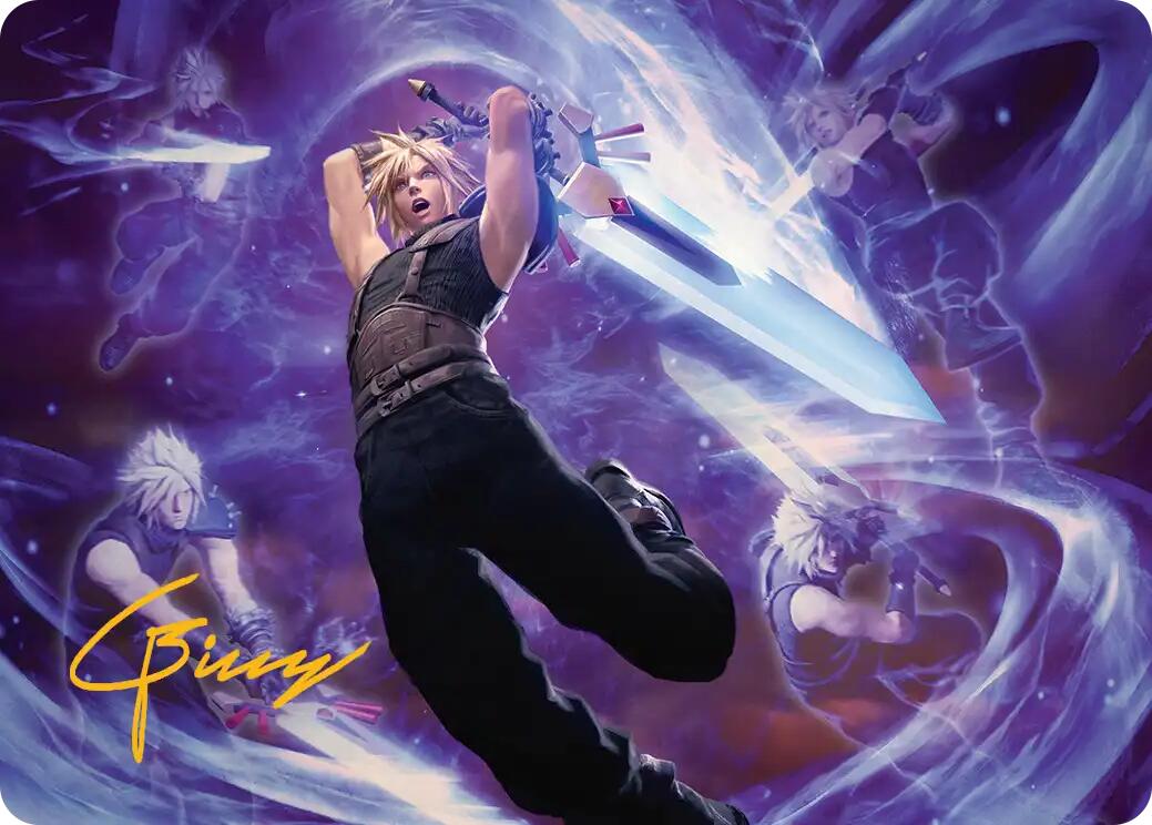 Cloud's Limit Break Art Card (Gold-Stamped Signature) [FINAL FANTASY Art Series] | Gamers Paradise