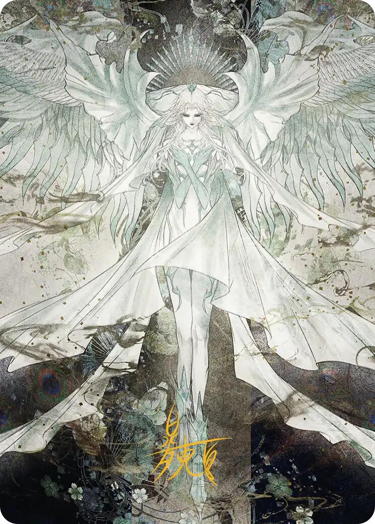 Hydaelyn, the Mothercrystal Art Card (Gold-Stamped Signature) [FINAL FANTASY Art Series] | Gamers Paradise