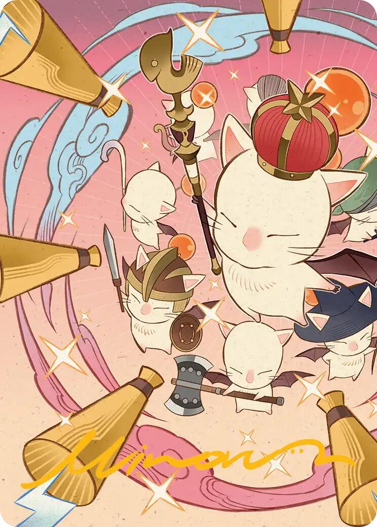 Summon: Good King Mog XII Art Card (Gold-Stamped Signature) [FINAL FANTASY Art Series] | Gamers Paradise