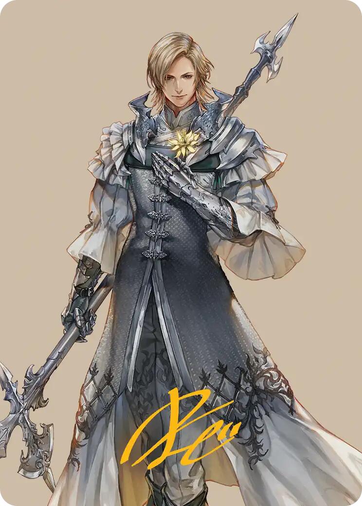 Dion, Bahamut's Dominant Art Card (Gold-Stamped Signature) [FINAL FANTASY Art Series] | Gamers Paradise