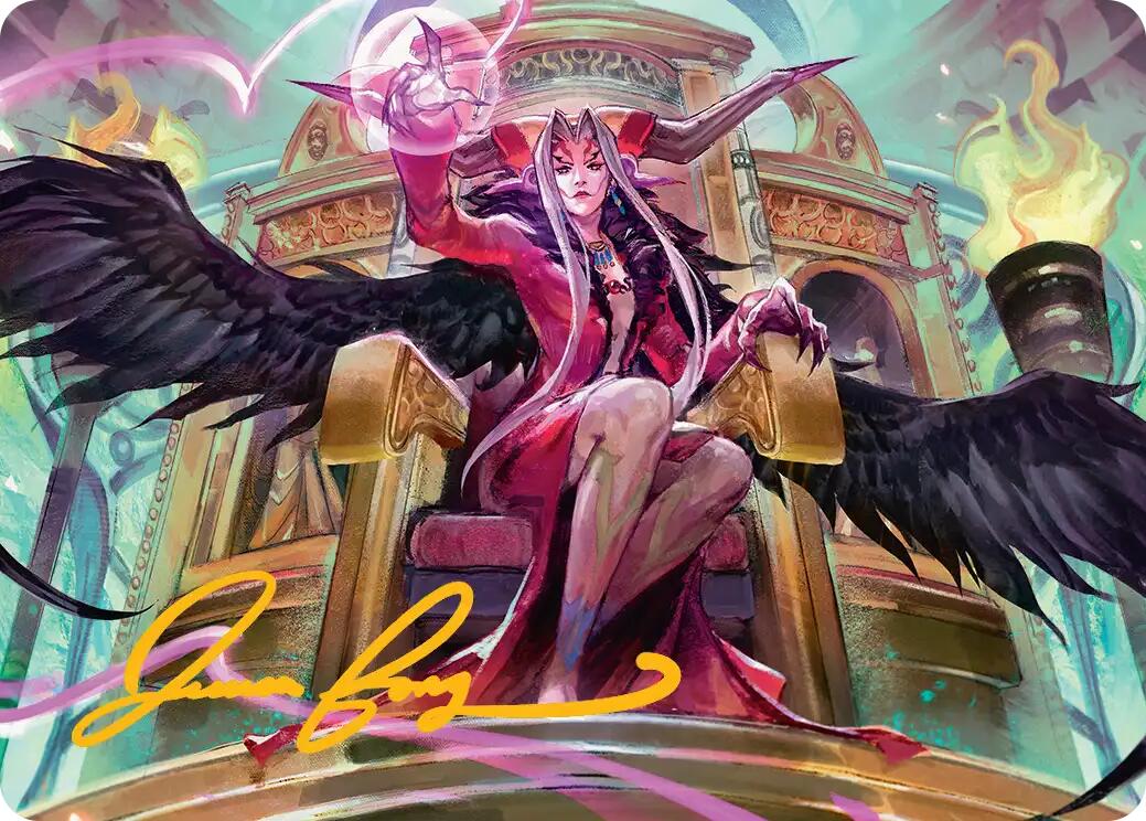 Sorceress's Schemes Art Card (Gold-Stamped Signature) [FINAL FANTASY Art Series] | Gamers Paradise