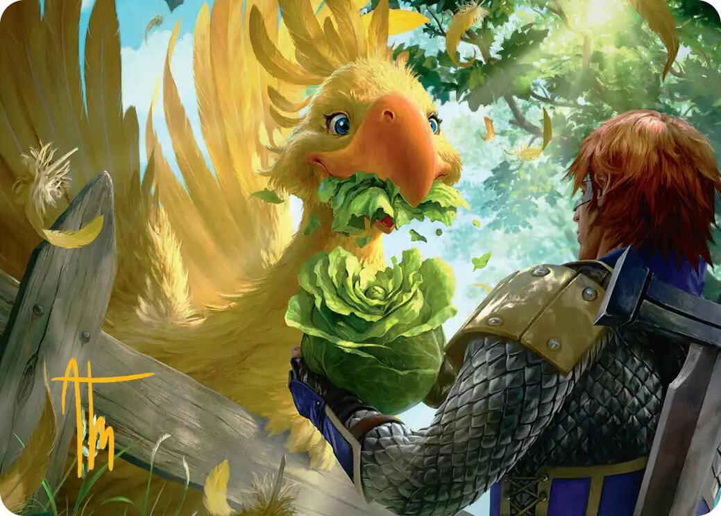 Gysahl Greens Art Card (Gold-Stamped Signature) [FINAL FANTASY Art Series] | Gamers Paradise