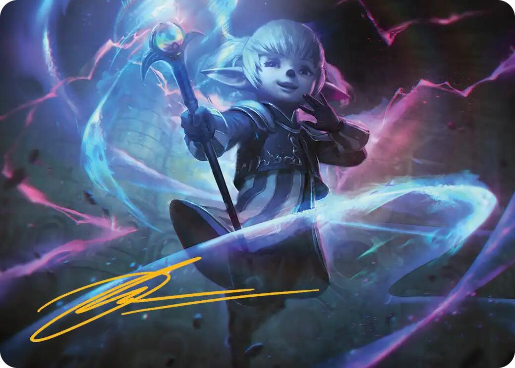 Shantotto, Tactician Magician Art Card (Gold-Stamped Signature) [FINAL FANTASY Art Series] | Gamers Paradise