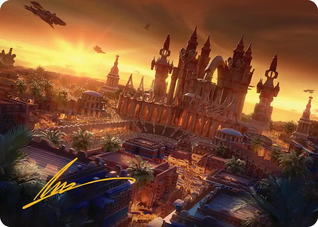 Rabanastre, Royal City Art Card (Gold-Stamped Signature) [FINAL FANTASY Art Series] | Gamers Paradise