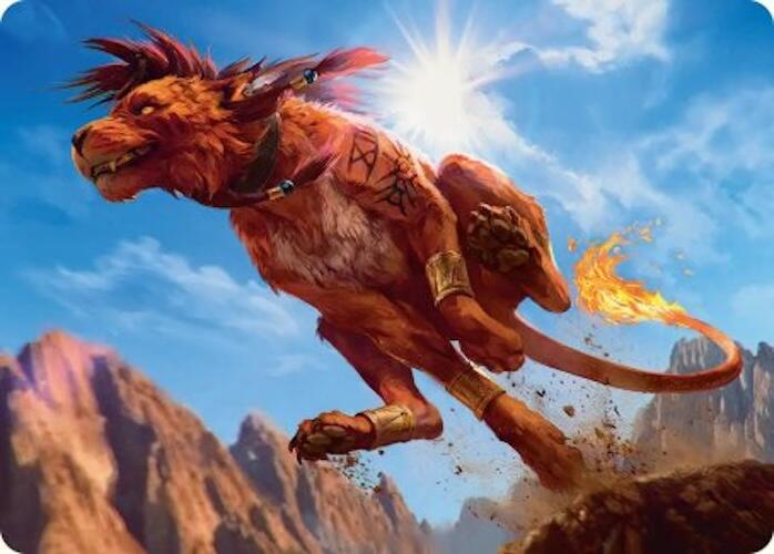 Red XIII, Proud Warrior Art Card [FINAL FANTASY Art Series] | Gamers Paradise