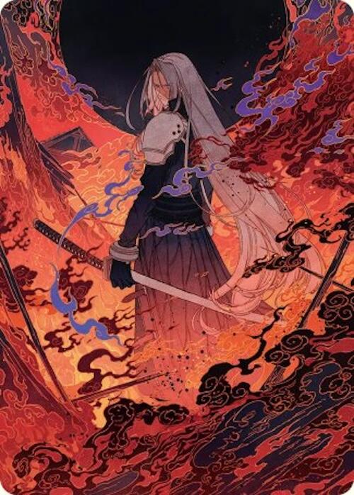 Nibelheim Aflame Art Card [FINAL FANTASY Art Series] | Gamers Paradise