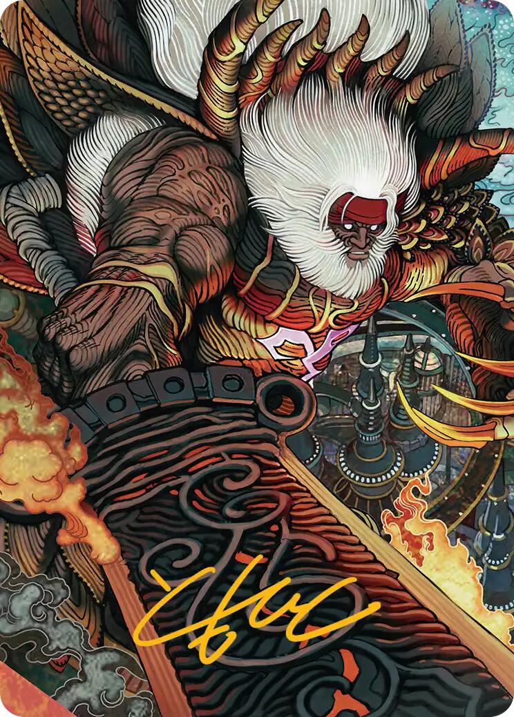 Braska's Final Aeon Art Card (Gold-Stamped Signature) [FINAL FANTASY Art Series] | Gamers Paradise