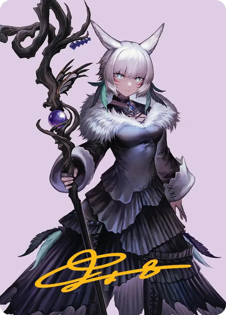 Y'shtola, Night's Blessed Art Card (53) (Gold-Stamped Signature) [FINAL FANTASY Art Series] | Gamers Paradise