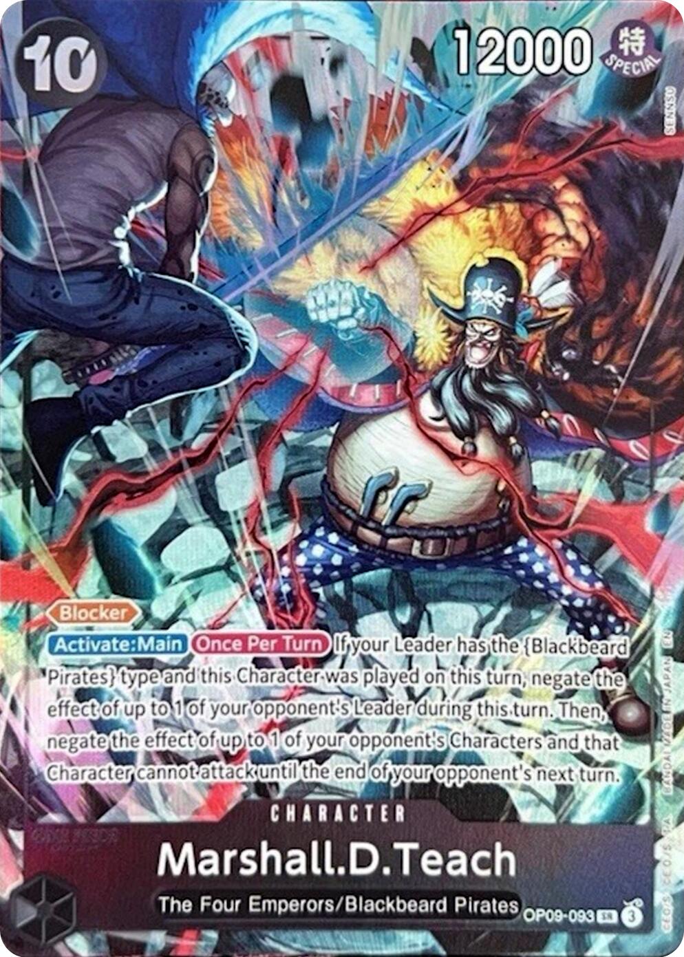 Marshall.D.Teach (English Version 2nd Anniversary Set) [One Piece Promotion Cards] | Gamers Paradise