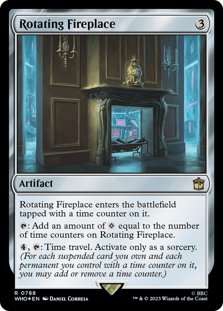Rotating Fireplace (Surge Foil) [Doctor Who] | Gamers Paradise