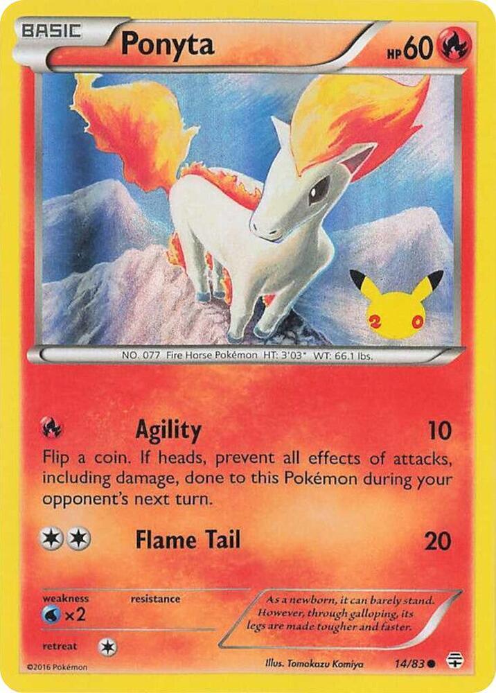 Ponyta (014/083) (UK Exclusive Promo) [Miscellaneous Cards] | Gamers Paradise