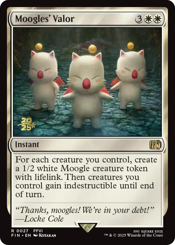 Moogles' Valor [FINAL FANTASY Prerelease Promo] | Gamers Paradise