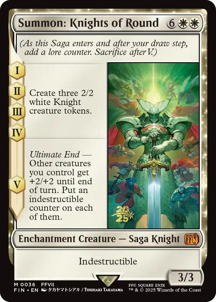 Summon: Knights of Round [FINAL FANTASY Prerelease Promo] | Gamers Paradise