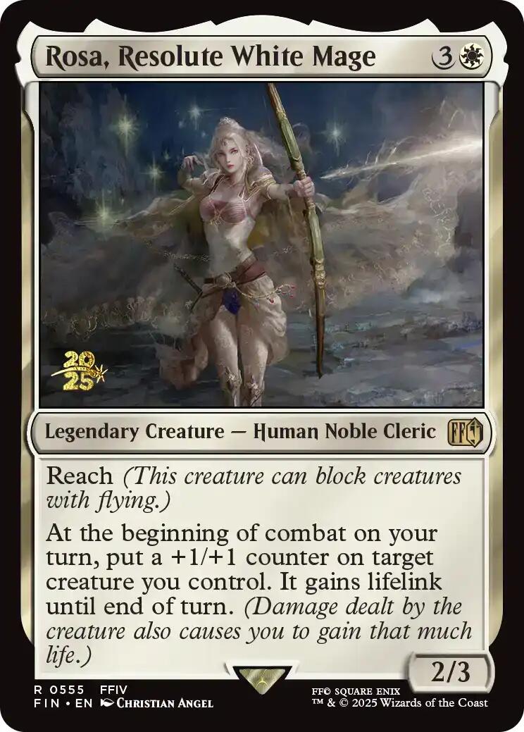 Rosa, Resolute White Mage [FINAL FANTASY Prerelease Promo] | Gamers Paradise