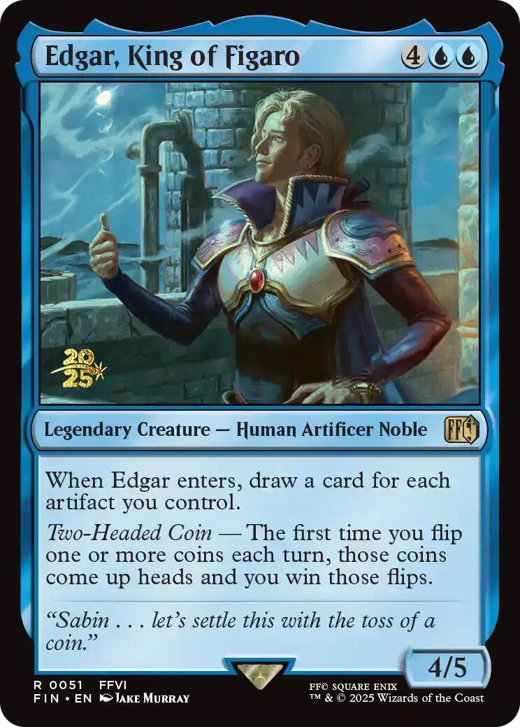 Edgar, King of Figaro [FINAL FANTASY Prerelease Promo] | Gamers Paradise