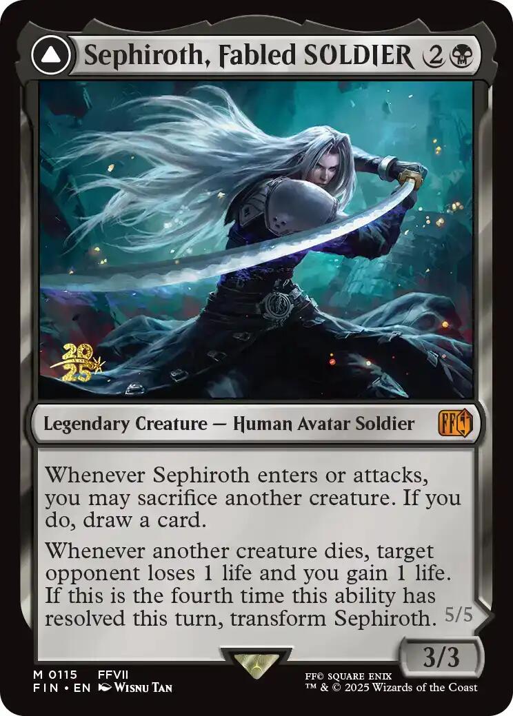 Sephiroth, Fabled SOLDIER [FINAL FANTASY Prerelease Promo] | Gamers Paradise