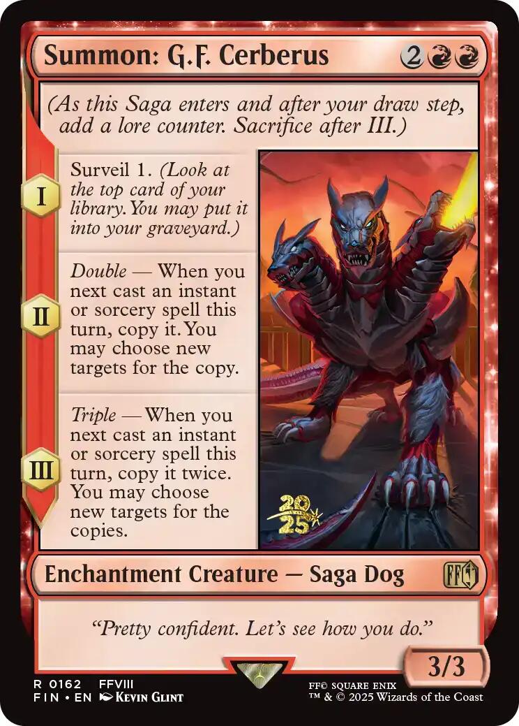 Summon: G.F. Cerberus [FINAL FANTASY Prerelease Promo] | Gamers Paradise